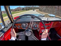 1967 Austin-Healey 3000 - Driving The Sonorous Inline 6 Classic (POV Binaural Audio)