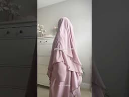 look how pink so pretty 💕 outfit defails in comments #hijab #abaya #khimar #hijabi #hijabinspo