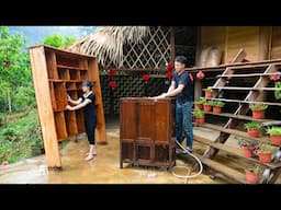 Building Electricity and Water Systems, Making a Trellis for Cucumbers, Family Farm