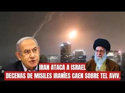 URGENTE  IRAN ATACA A ISRAEL  DECENAS DE MISILES IRANÍES CAEN SOBRE TEL AVIV