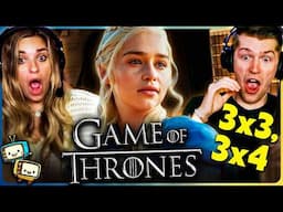GAME OF THRONES 3x3 & 3x4 Reaction! | First Time Watch! | Peter Dinklage | Lena Headey
