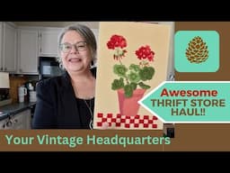 Amazing Vintage Haul from 5 Thrift Stores in 1 Day!!