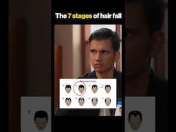 The 7 stages of hair fall