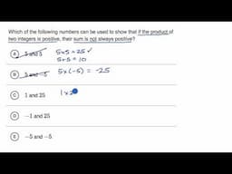 Counterexamples | Worked example | Praxis Core Math | Khan Academy
