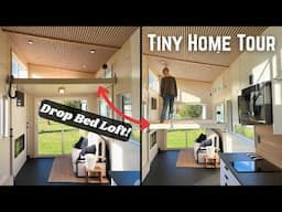 DROP Down Bedroom Loft Luxury Tiny Home