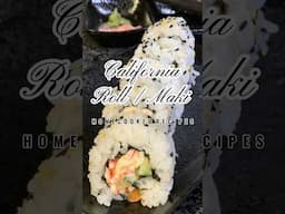 California Sushi Roll/ Maki                   #sushi #maki #homecooked #homecookedbyferl