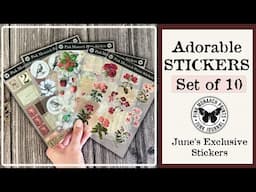 Adorable Stickers for JUNE! Take a peek 👀