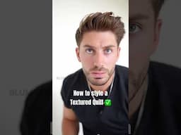 How To Style A Textured Quiff | Men’s Hair Tips