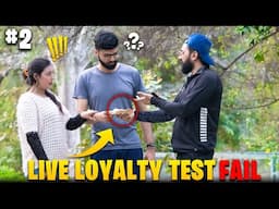 Live Loyalty Test |😍 Cute couple 💓 | Gone  Fail 😢 | Girl Expose | ‪@nonscriptedpranks‬