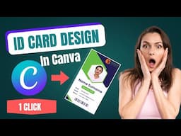 ID Card Design in Canva | How to Printable Designs ID Card using Canva