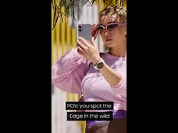 Galaxy S25 Edge is Sleek in the Streets | Samsung
