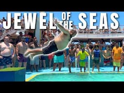 I WON A BELLY FLOP COMPETITION ON ROYAL CARIBBEAN'S JEWEL OF THE SEAS! Royal Caribbean Vlog 2025