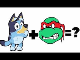 BLUEY + NINJA TURTLE = ? What Is The Outcome?