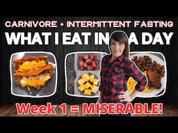 What I Eat In A Day | Carnivore & Intermittent Fasting | Week 1