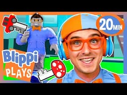 Will Blippi Find the Keys on Roblox? | BEST OF BLIPPI PLAYS | Roblox Gaming Videos for Kids