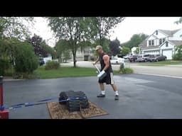 400 non-stop hits with a 40 lb sledgehammer