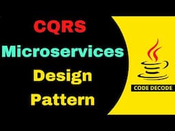 CQRS Design Pattern in Microservices Interview Questions and Answers | Code Decode