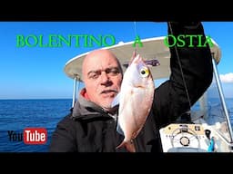 Canna : PESCA  a BOLENTINO ai PAGELLI Fragolini e SEPPIE dalla barca OSTIA e FIUMICINO