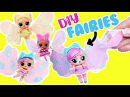 LOL Surprise Fairies Dolls Make Your Own Fairy Wings! DIY Crafts for Kids