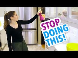 Cleaning Expert Reveals Common Mistakes You Should Avoid