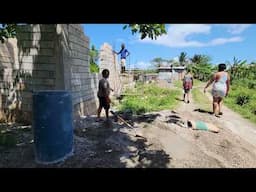 Update on the House project, Finished with the columns ready to install lintels 💪🏽🇯🇲