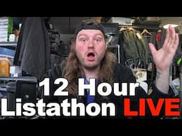 100 Listings LIVE Listathon 12Hours Part1
