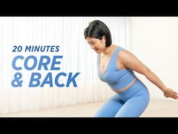 Better Back & Strong Core In 20 Minutes | Beginner Pilates Workout
