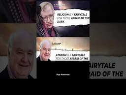 John Lennox vs Stephen Hawkins #god #science #debate #youtubeshorts