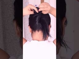 QUICK FRENCH KNOT BUN HAIRSTYLE FOR PARTIES  #kaurtips #bunhairstyle