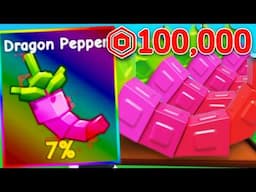 I Spent 100,000 Robux In Grow A Garden Working Bee Update (Roblox)
