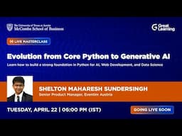 Evolution from Core Python to Generative AI