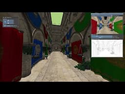 Sponza scene in Deferred Shader
