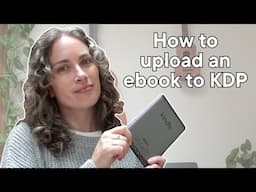 How to upload an ebook to KDP