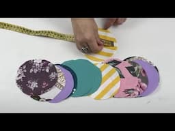 After watching this video, you will not throw away the leftover fabric / I sell a lot of them.
