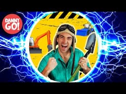 "Digging In The Dirt!" Construction Vehicles Dance ⚡️HYPERSPEED REMIX⚡️/// Danny Go! Songs for Kids