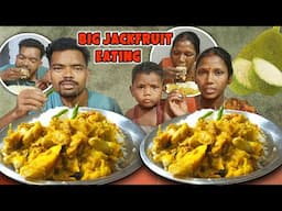 Today's eating Big Size Kathal Vegetable With Rice | jh eating show