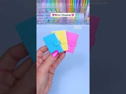DIY Mini libretas #diy #manualidades #ideas #miniaturas