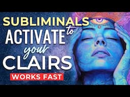 SUBLIMINAL: 852Hz Activate Your CLAIRS | Clairvoyance, Clairaudience, Clairsentience Claircognizance