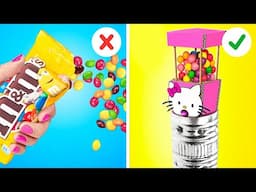 SNEAKY HACKS to Eat Sweets WITHOUT Getting Caught! by 123 GO! FOOD