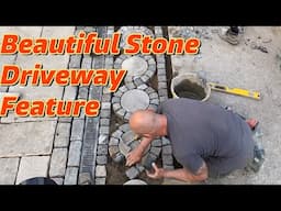 Beautiful Stone Driveway Feature