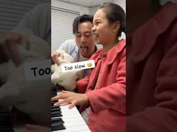 How to play FASTER! 🤣🎹🐯#piano #musicology #classicalmusic #pianist #pianoteacher #pianostudent