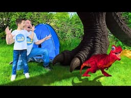 Baby Lava Trex Camping Adventure