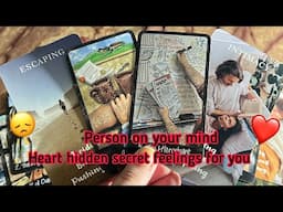 Person on your mind : Their heart hidden Secretive Current Feeling for you💞Hindi tarot card reading