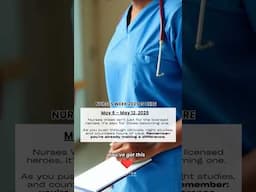Happy Nurses Week #nursingwithlight