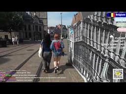 Girl solo Belgium cycling! Europe tour! Cycling to the Swiss Alps | Day 63 |  !map !VPN !Saily #ad