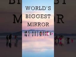 World's Biggest Mirror Explained - Salar de Uyuni Bolivia #naturalwonders