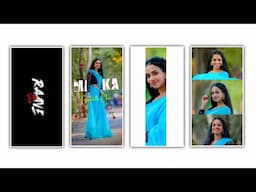 Trending Rawe Gulabi Malika 🌹 Lyrics Video Editing in Telugu | Alight Motion Photo Shake Effect