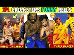 IPL Cricketers Funny Social Media Reels 2025 😂😂 | IPL Funny Videos | Rinku, Yuzi, Dhawan & Kunal