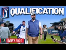I take on PGA TOUR EVENT qualifying!!! (every shot shown)