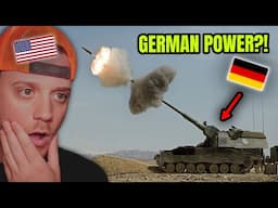Panzerhaubitze 2000 schießt Maximaldistanz (American Reacts)